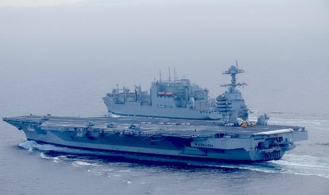 中美法对比航母一天跑多远：美1335公里，法近1000公里，中国多少(图4)