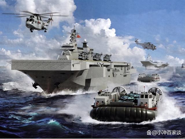 8艘075、10艘071，除了航母大驱，中国海军还在疯狂爆兵两栖战舰(图2)