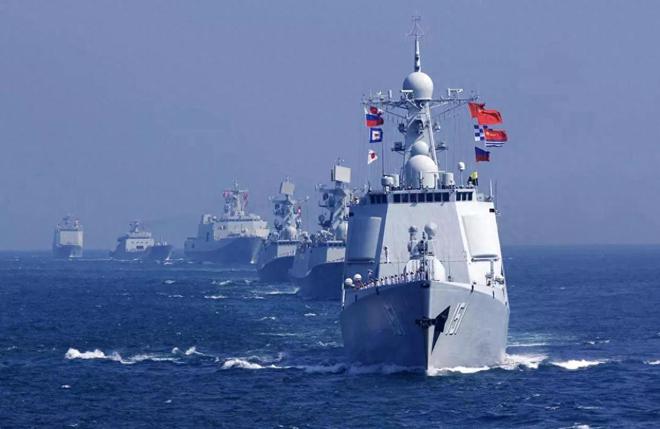 中国拥有2艘航母、41艘盾舰，在4支舰队远航之际，仍然捉襟见肘(图4)