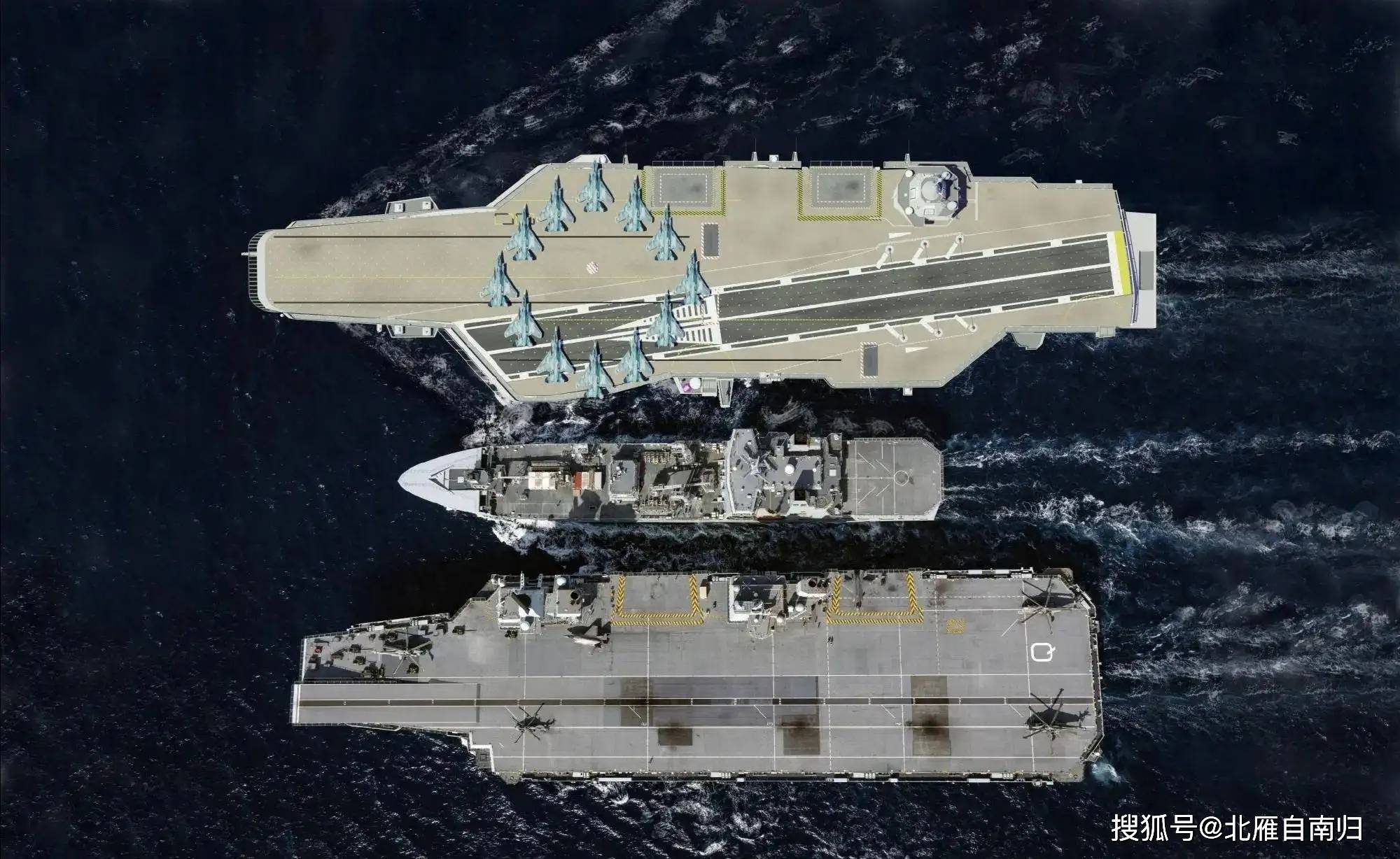 原创 世界主流航母对比图,大小吨位一目了然,福建舰已跃居第二(图19) 原创 世界主流航母对比图,大小吨位一目了然,福建舰已跃居第二(图19)
