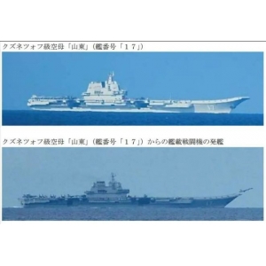 中国最强航母打击群：19艘战舰，62架舰