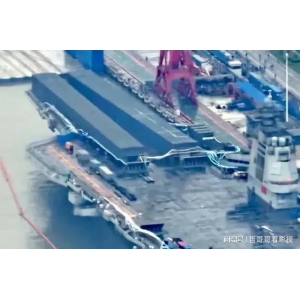 向世界宣布！福建号开始拆棚子，中国海军即